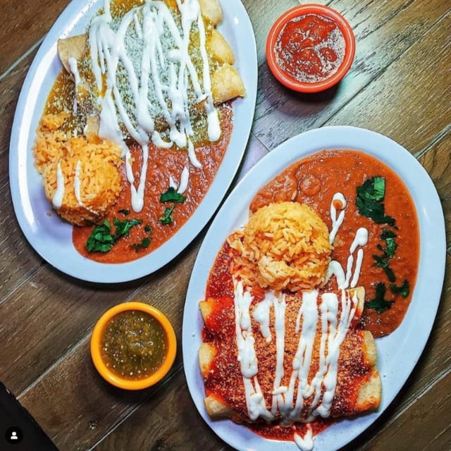 Carnitas Enchiladas.