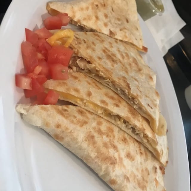 Chicken Quesadillas.